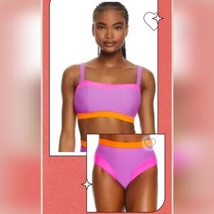 Pour Moi color block bright bikini 36F